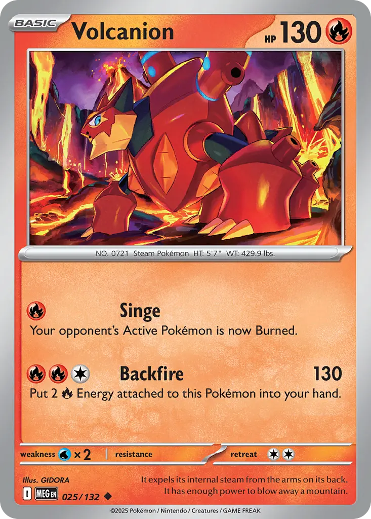 Volcanion (Mega Evolution) - Pokémon in TCG Land México