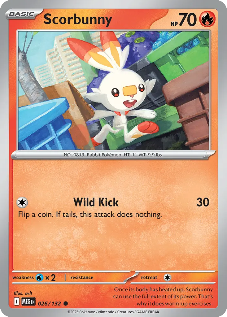 Scorbunny (Mega Evolution) - Pokémon in TCG Land México