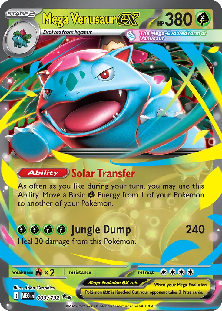 Mega Venusaur ex (Mega Evolution) - Pokémon in TCG Land México