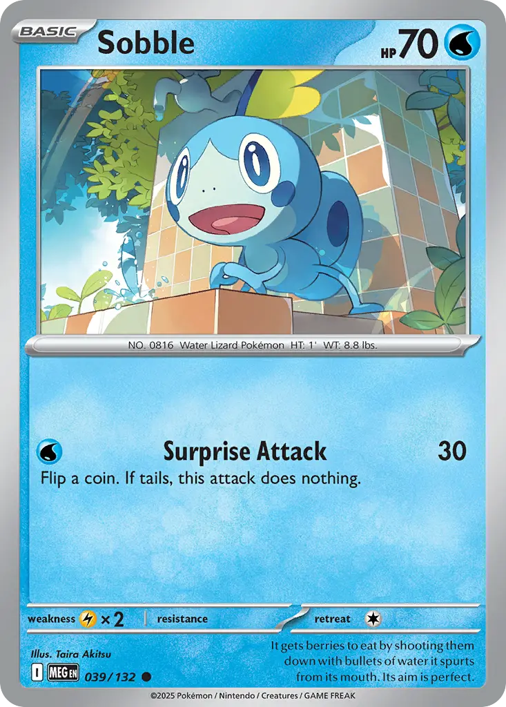 Sobble (Mega Evolution) - Pokémon in TCG Land México