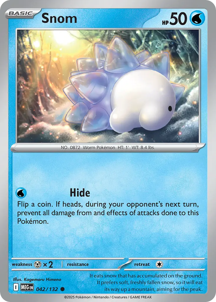 Snom (Mega Evolution) - Pokémon in TCG Land México