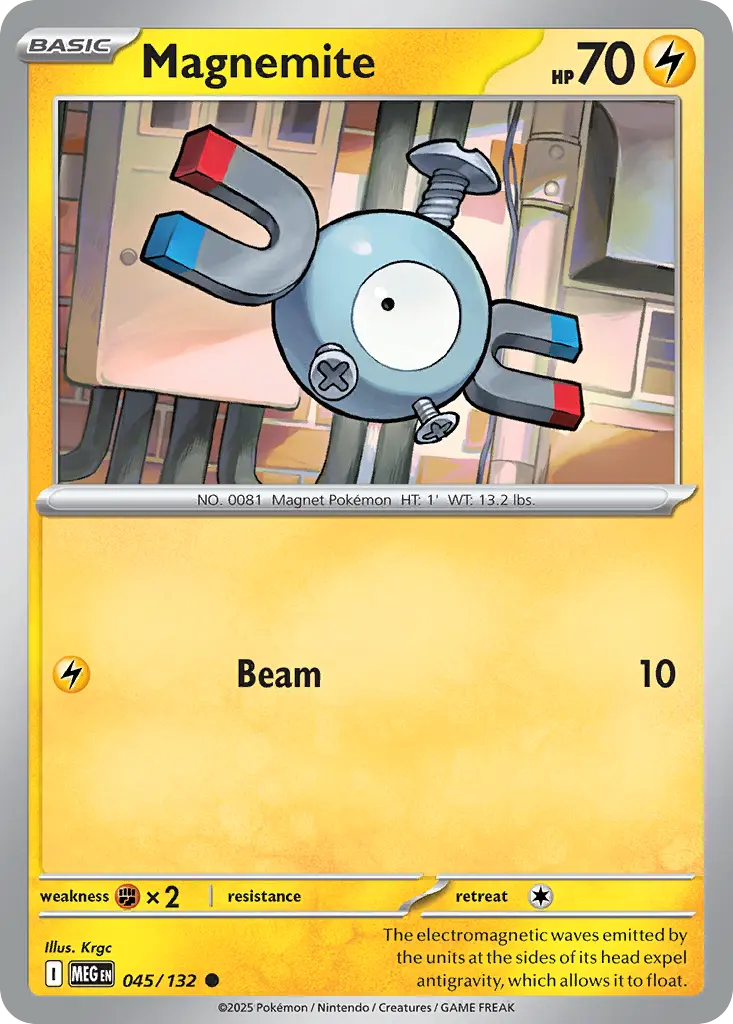 Magnemite (Mega Evolution) - Pokémon in TCG Land México