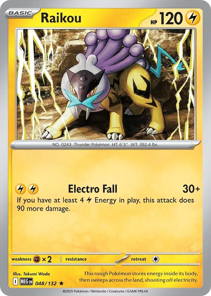 Raikou (Mega Evolution) - Pokémon in TCG Land México
