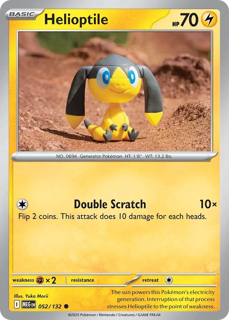 Helioptile (Mega Evolution) - Pokémon in TCG Land México