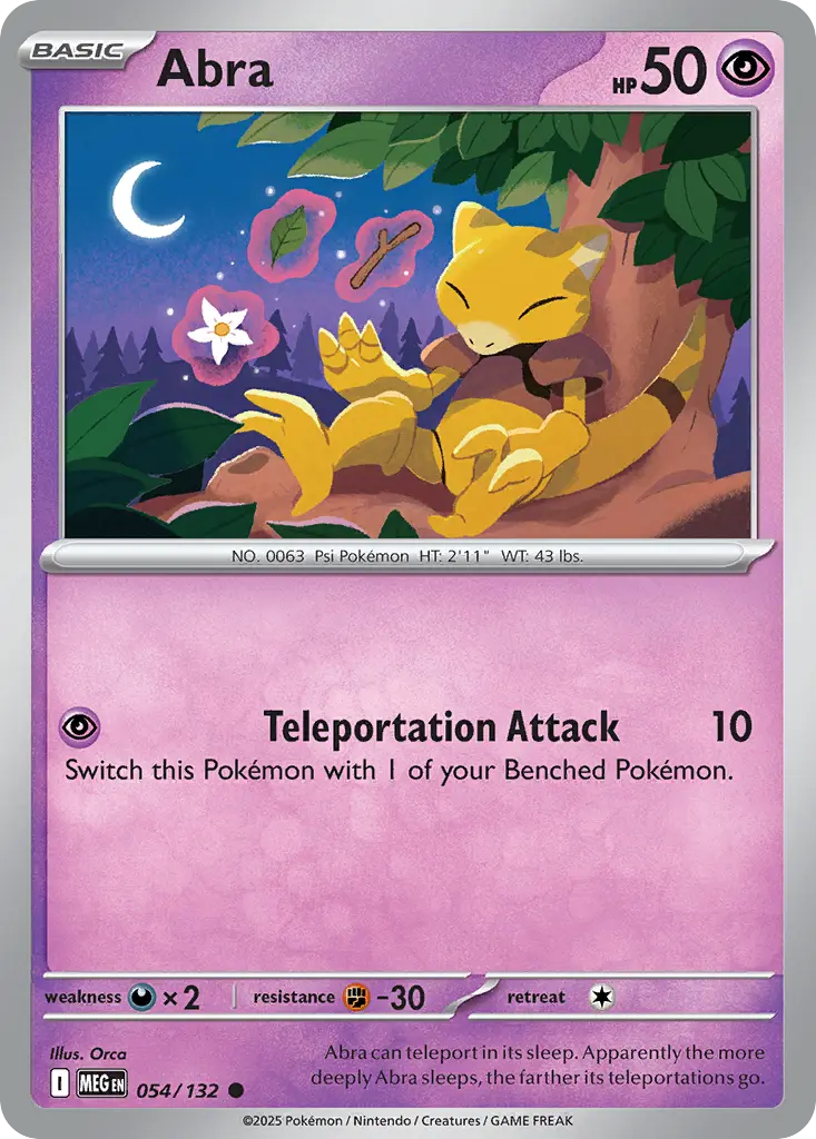 Abra (Mega Evolution) - Pokémon in TCG Land México