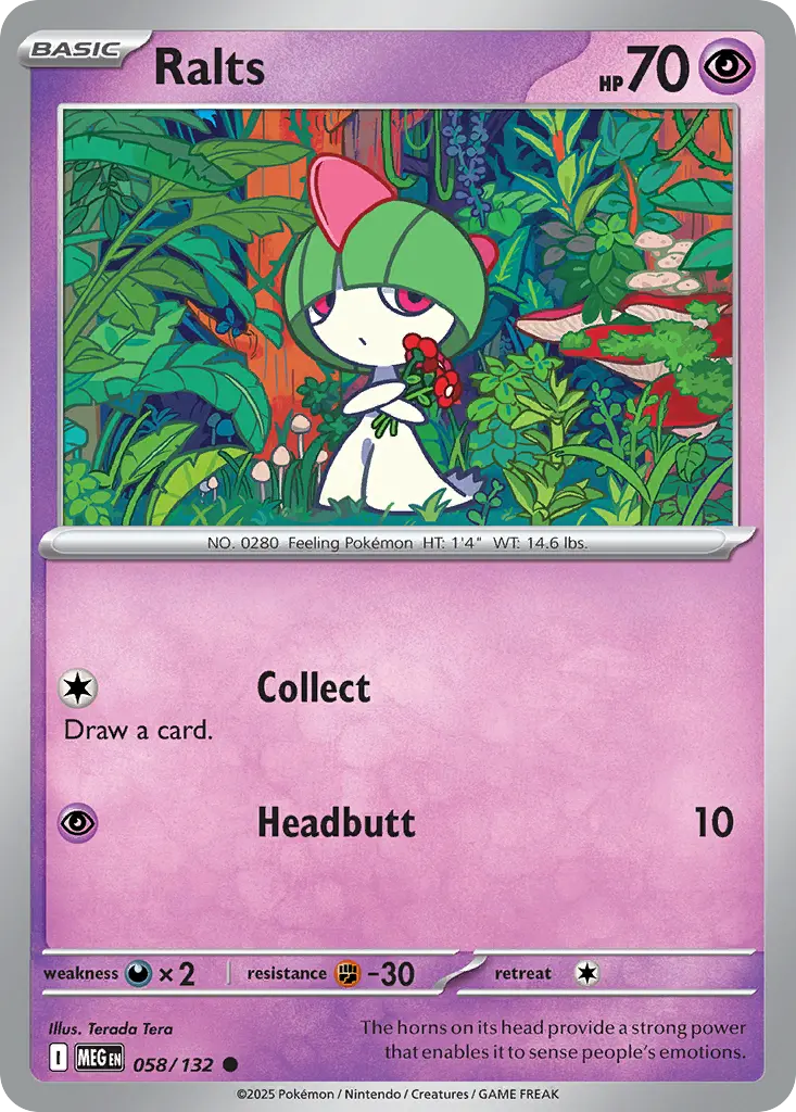 Ralts (Mega Evolution) - Pokémon in TCG Land México