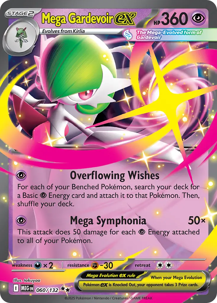 Mega Gardevoir ex (Mega Evolution) - Pokémon in TCG Land México
