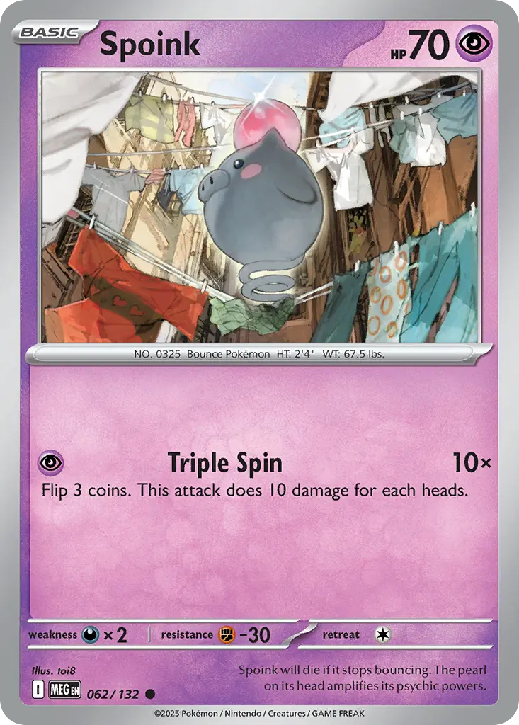 Spoink (Mega Evolution) - Pokémon in TCG Land México