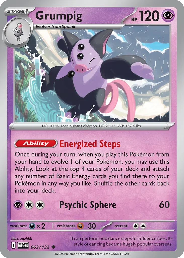 Grumpig (Mega Evolution) - Pokémon in TCG Land México