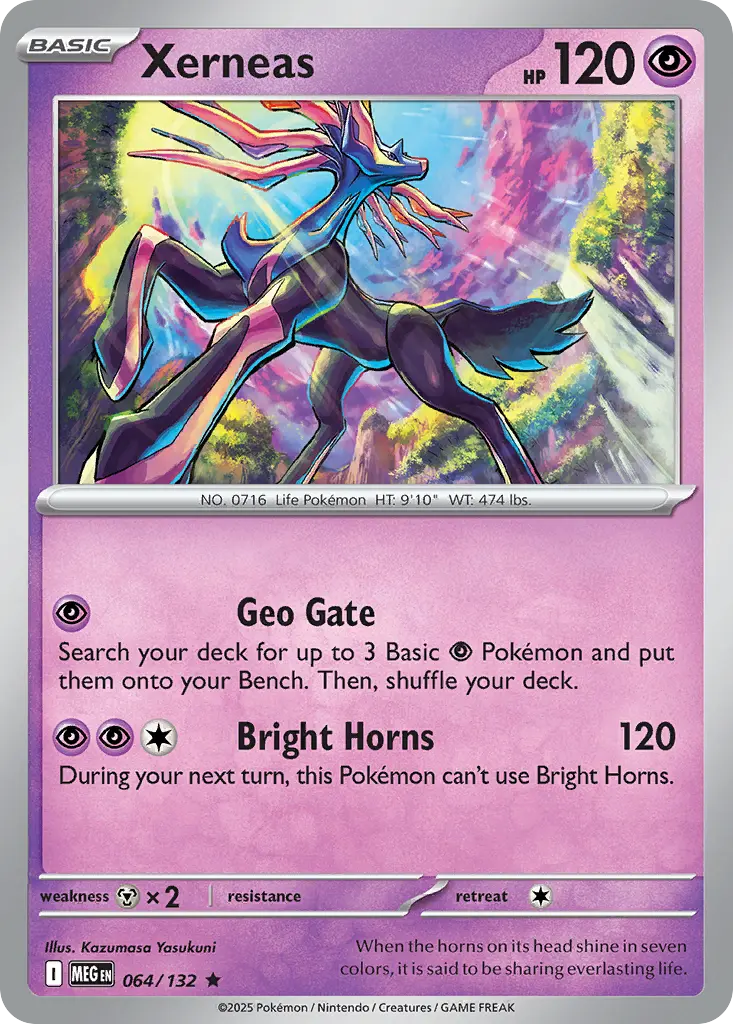Xerneas (Mega Evolution) - Pokémon in TCG Land México