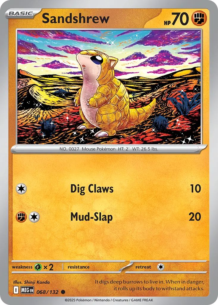 Sandshrew (Mega Evolution) - Pokémon in TCG Land México