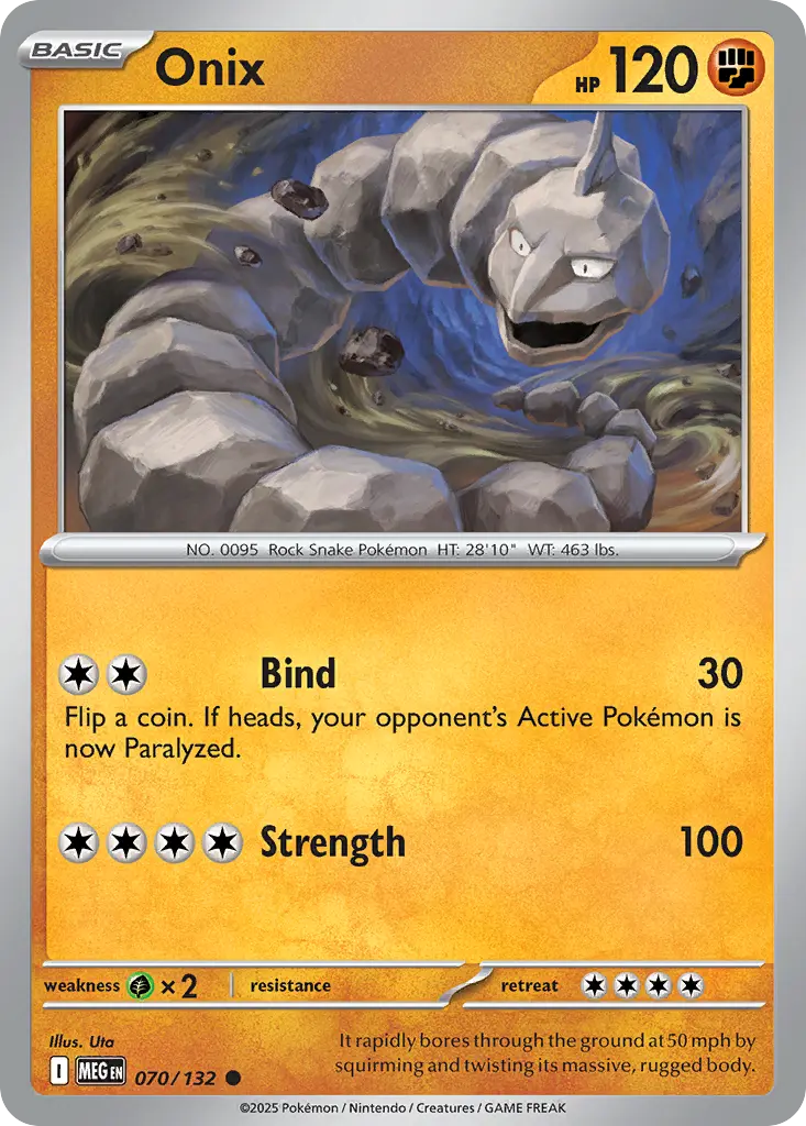 Onix (Mega Evolution) - Pokémon in TCG Land México