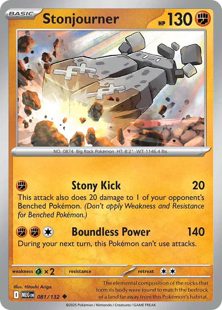 Stonjourner (Mega Evolution) - Pokémon in TCG Land México