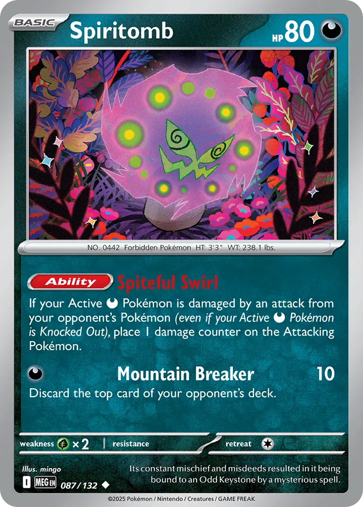 Spiritomb (Mega Evolution) - Pokémon in TCG Land México