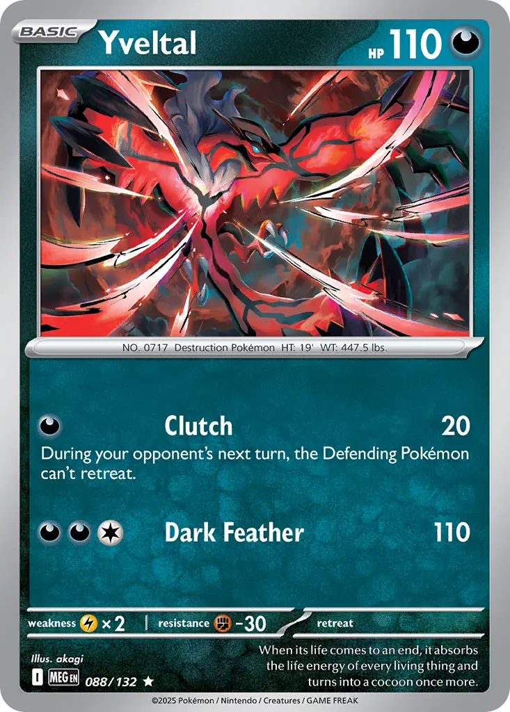 Yveltal (Mega Evolution) - Pokémon in TCG Land México
