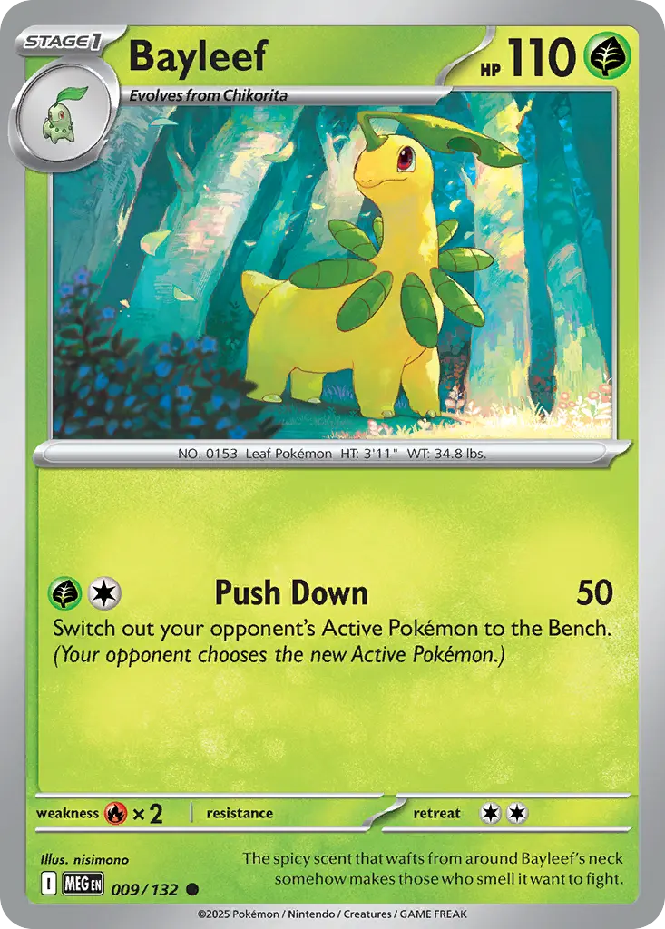 Bayleef (Mega Evolution) - Pokémon in TCG Land México