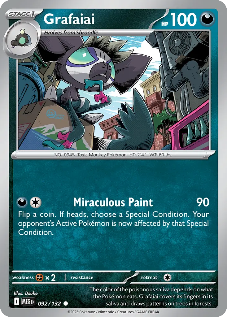 Grafaiai (Mega Evolution) - Pokémon in TCG Land México