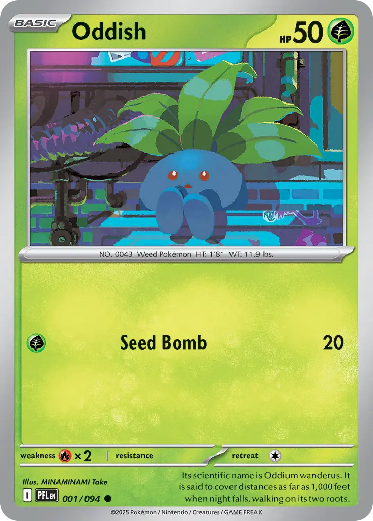 Oddish (Phantasmal Flames) - Pokémon in TCG Land México