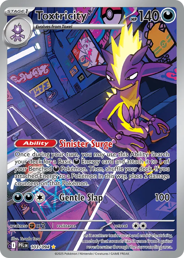 Toxtricity (Phantasmal Flames) - Pokémon in TCG Land México