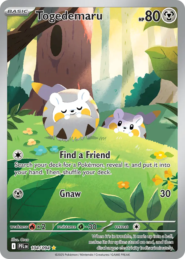 Togedemaru (Phantasmal Flames) - Pokémon in TCG Land México