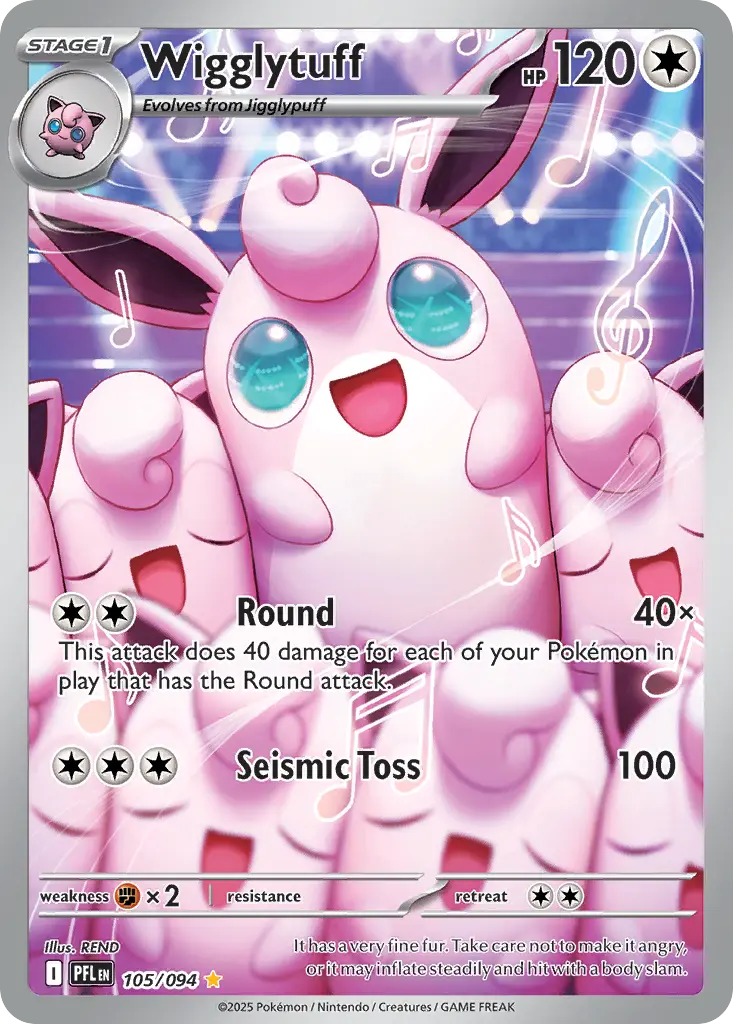 Wigglytuff (Phantasmal Flames) - Pokémon in TCG Land México