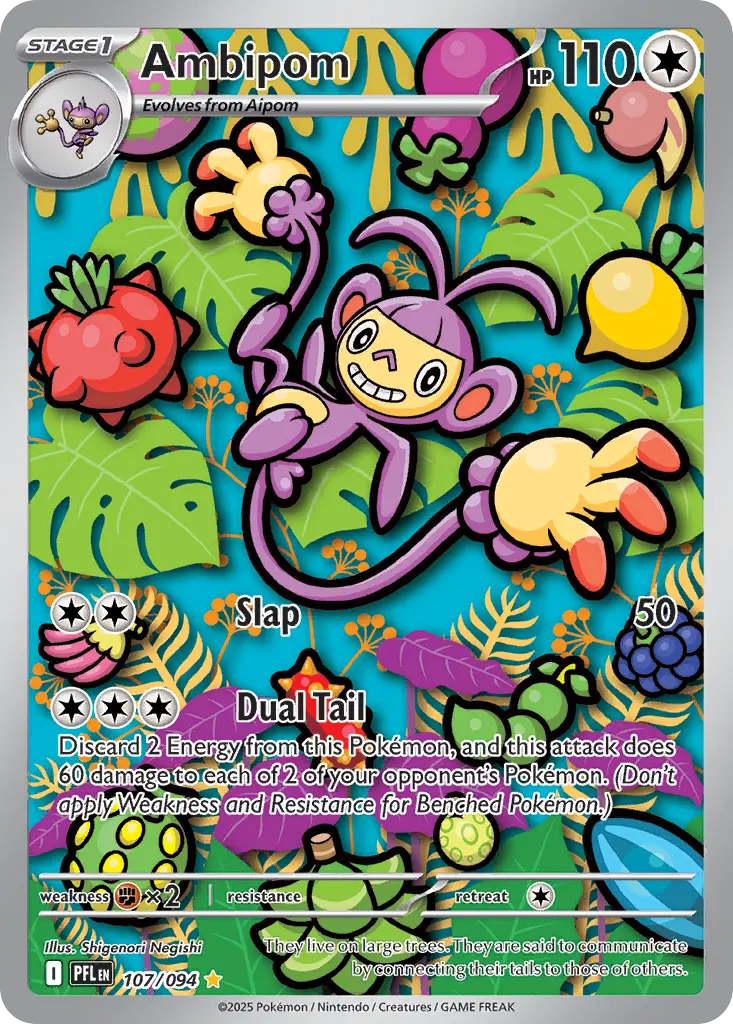 Ambipom (Phantasmal Flames) - Pokémon in TCG Land México