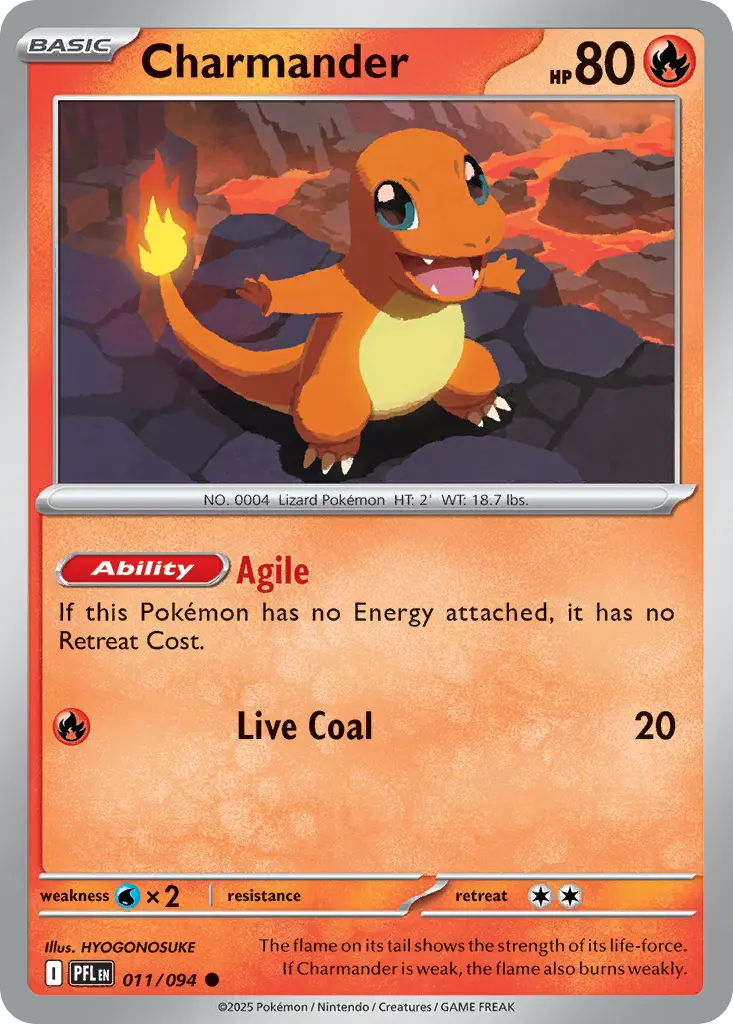 Charmander (Phantasmal Flames) - Pokémon in TCG Land México
