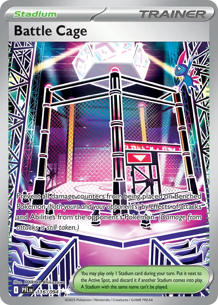 Battle Cage (Phantasmal Flames) - Pokémon in TCG Land México
