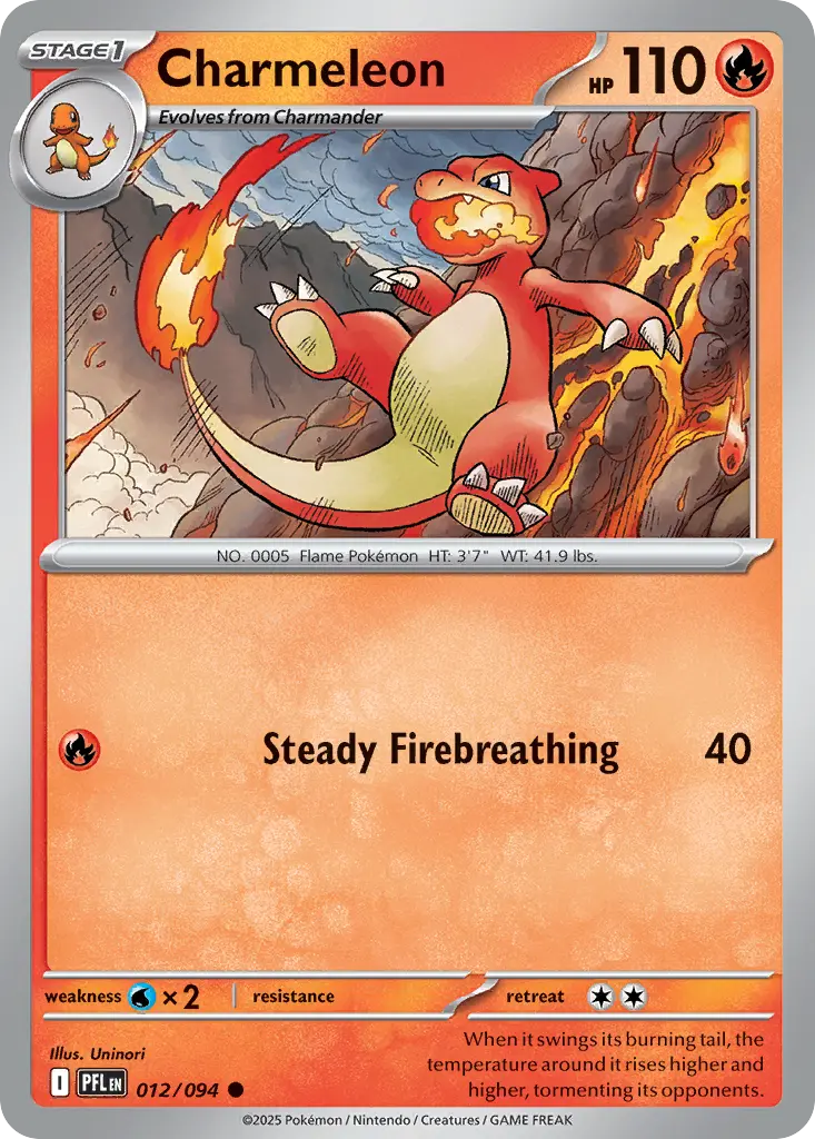 Charmeleon (Phantasmal Flames) - Pokémon in TCG Land México