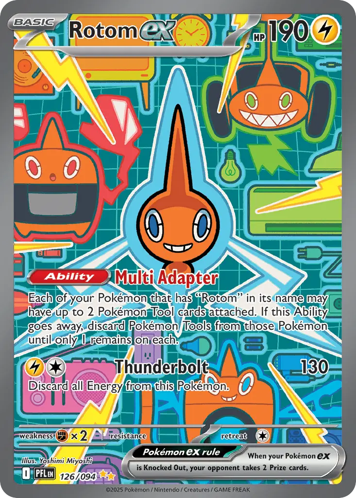 Rotom ex (Phantasmal Flames) - Pokémon in TCG Land México