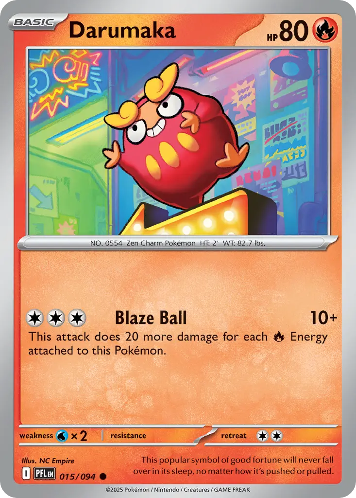 Darumaka (Phantasmal Flames) - Pokémon in TCG Land México