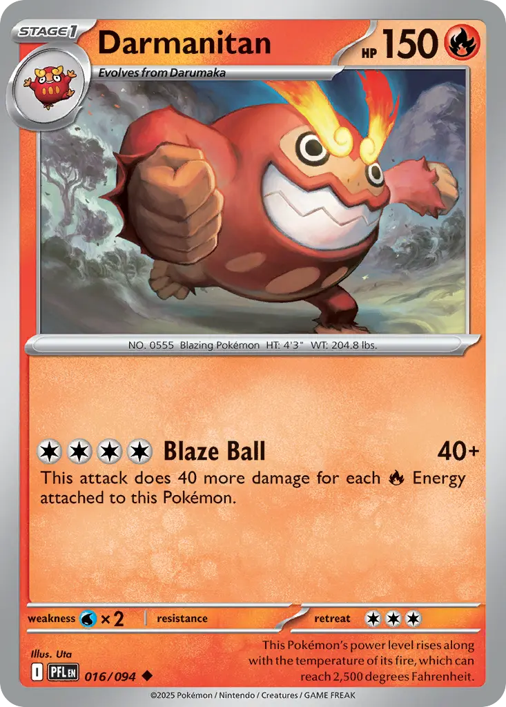 Darmanitan (Phantasmal Flames) - Pokémon in TCG Land México