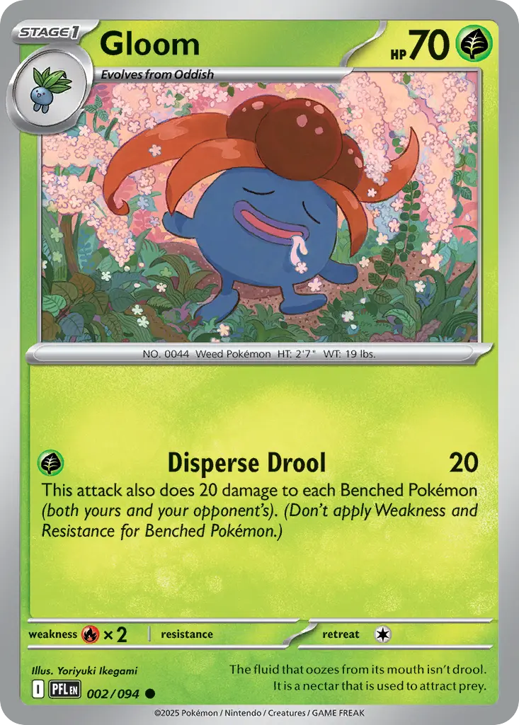 Gloom (Phantasmal Flames) - Pokémon in TCG Land México