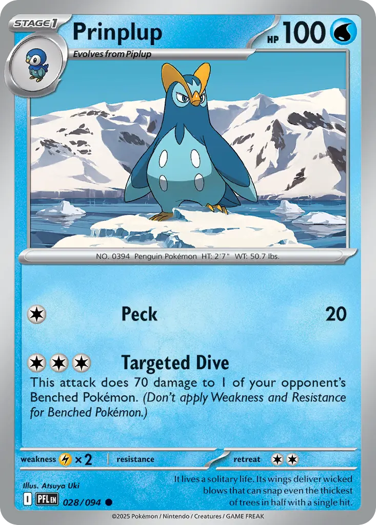 Prinplup (Phantasmal Flames) - Pokémon in TCG Land México