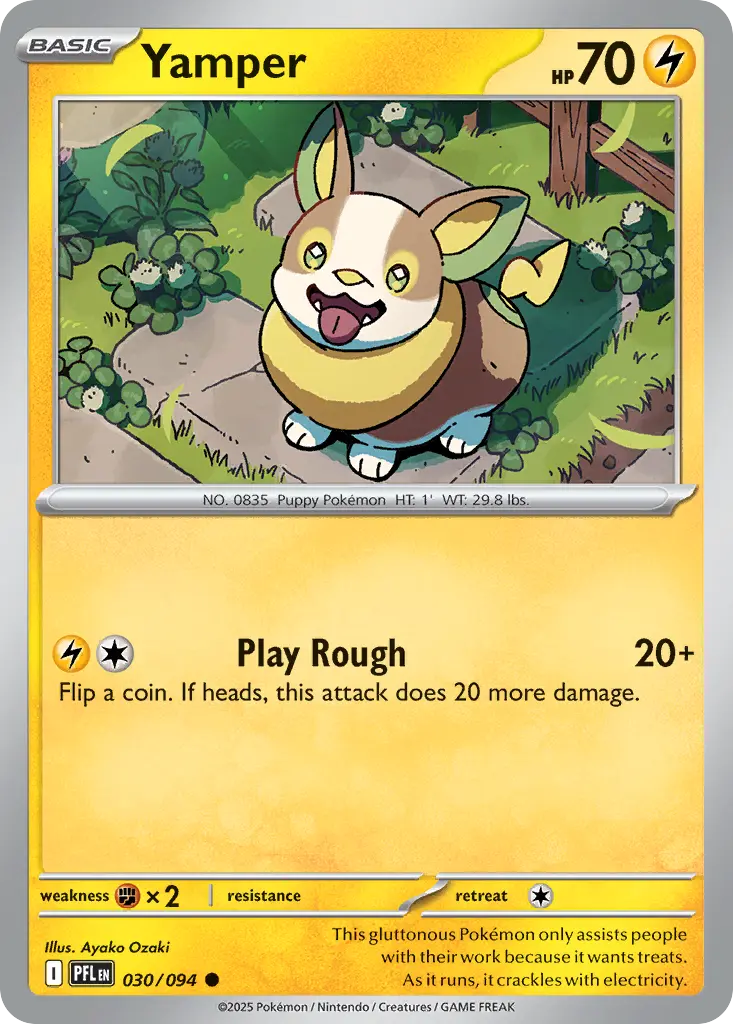 Yamper (Phantasmal Flames) - Pokémon in TCG Land México
