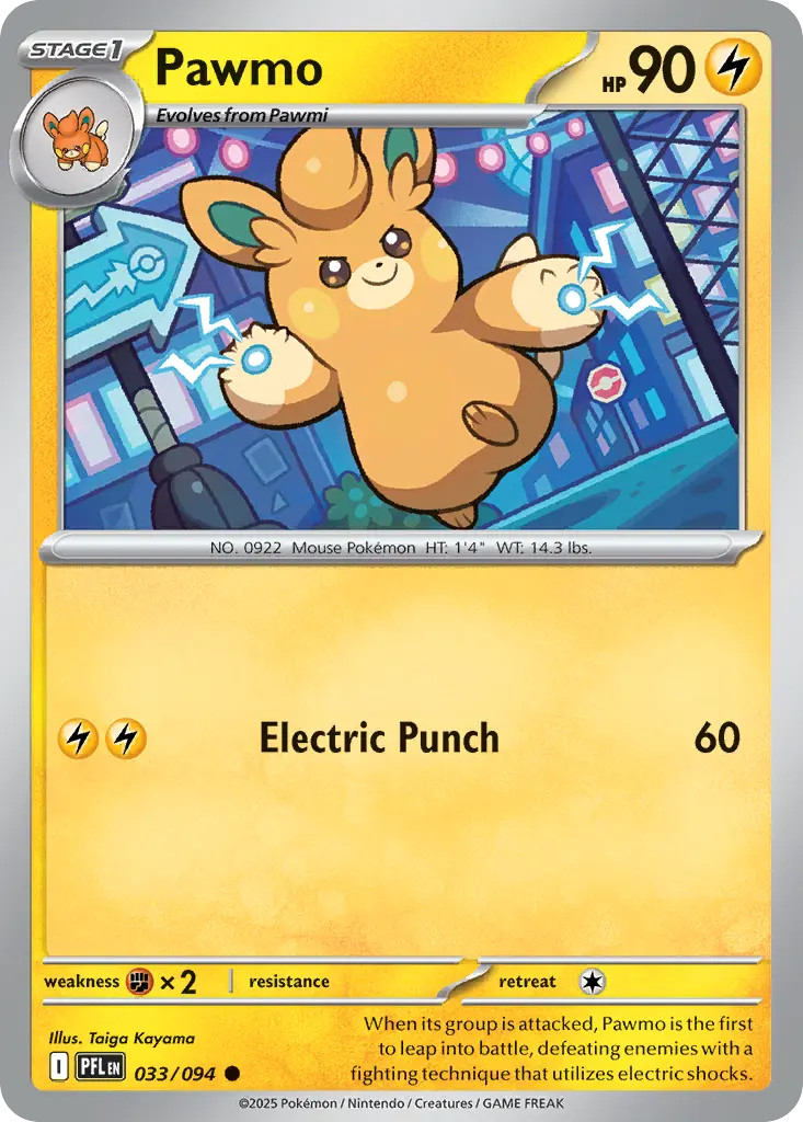 Pawmo (Phantasmal Flames) - Pokémon in TCG Land México