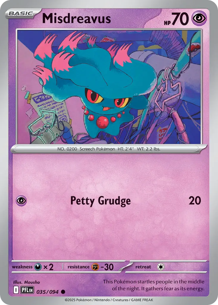 Misdreavus (Phantasmal Flames) - Pokémon in TCG Land México
