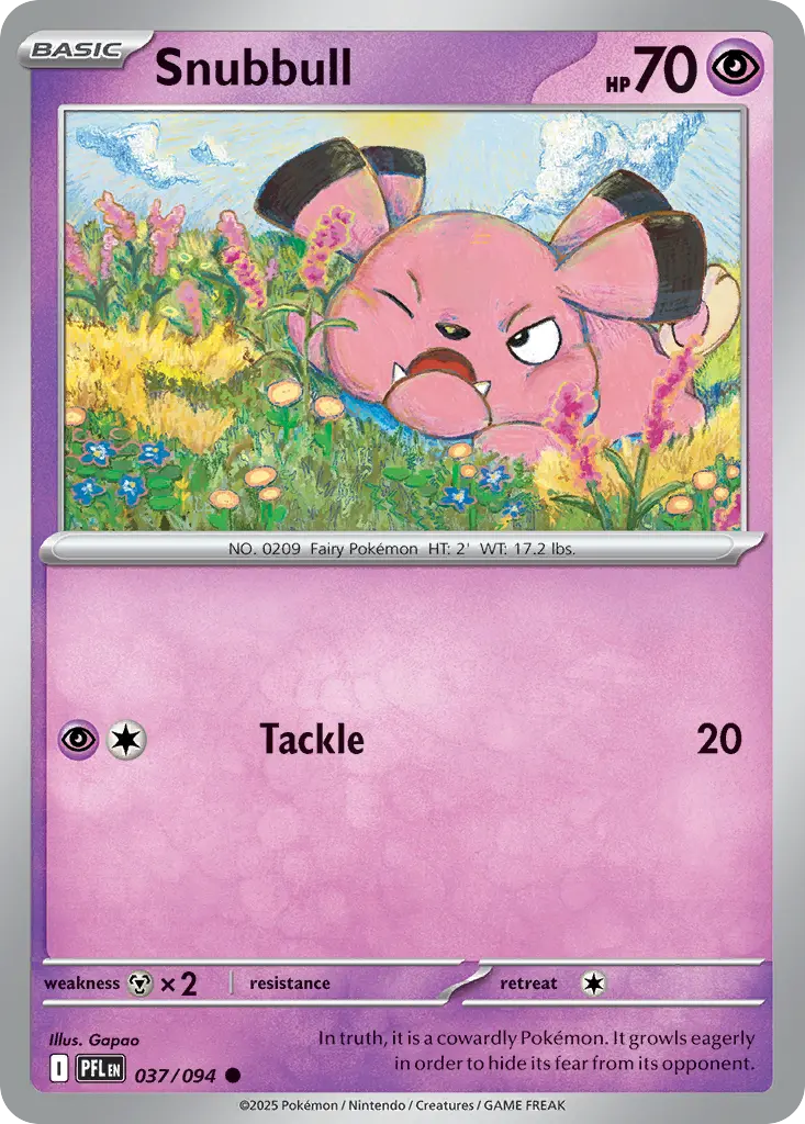 Snubbull (Phantasmal Flames) - Pokémon in TCG Land México