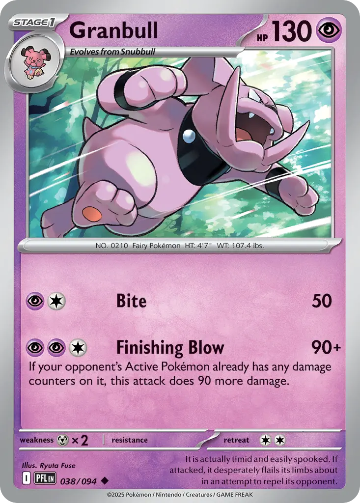 Granbull (Phantasmal Flames) - Pokémon in TCG Land México