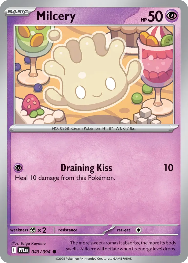 Milcery (Phantasmal Flames) - Pokémon in TCG Land México