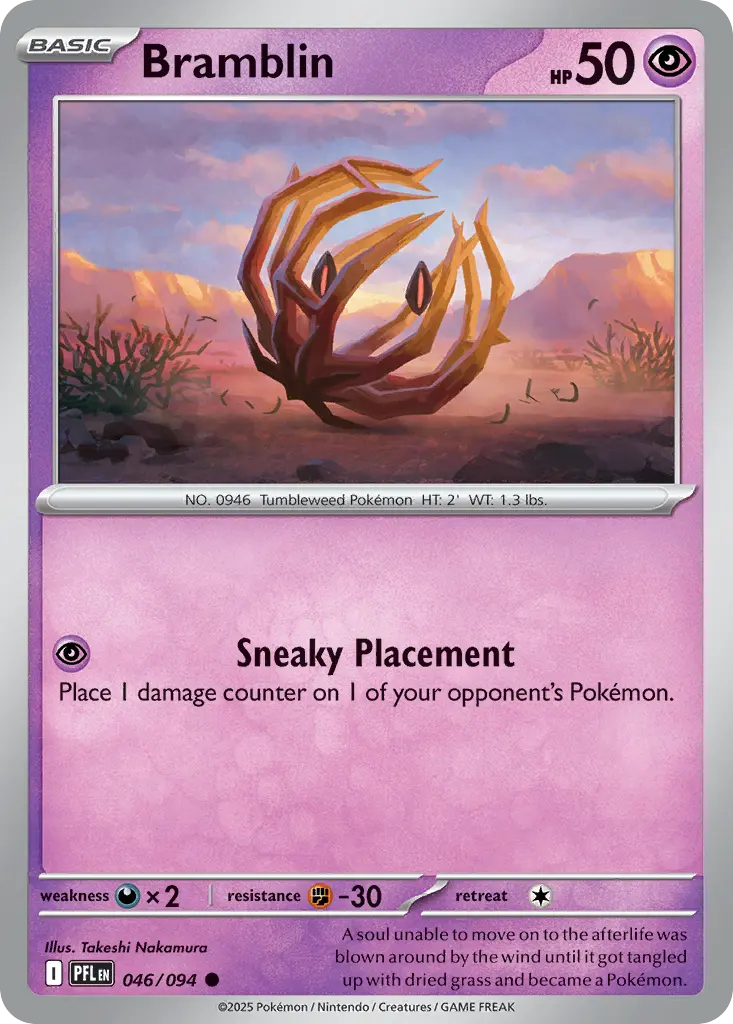 Bramblin (Phantasmal Flames) - Pokémon in TCG Land México