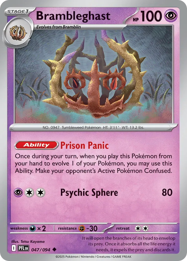 Brambleghast (Phantasmal Flames) - Pokémon in TCG Land México