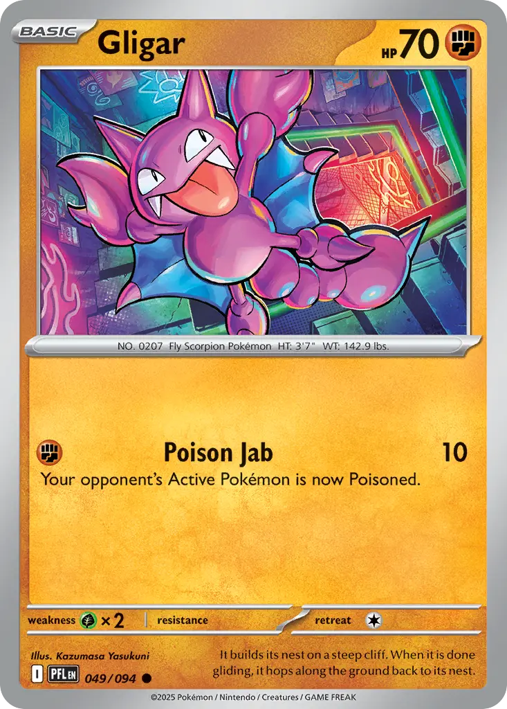 Gligar (Phantasmal Flames) - Pokémon in TCG Land México