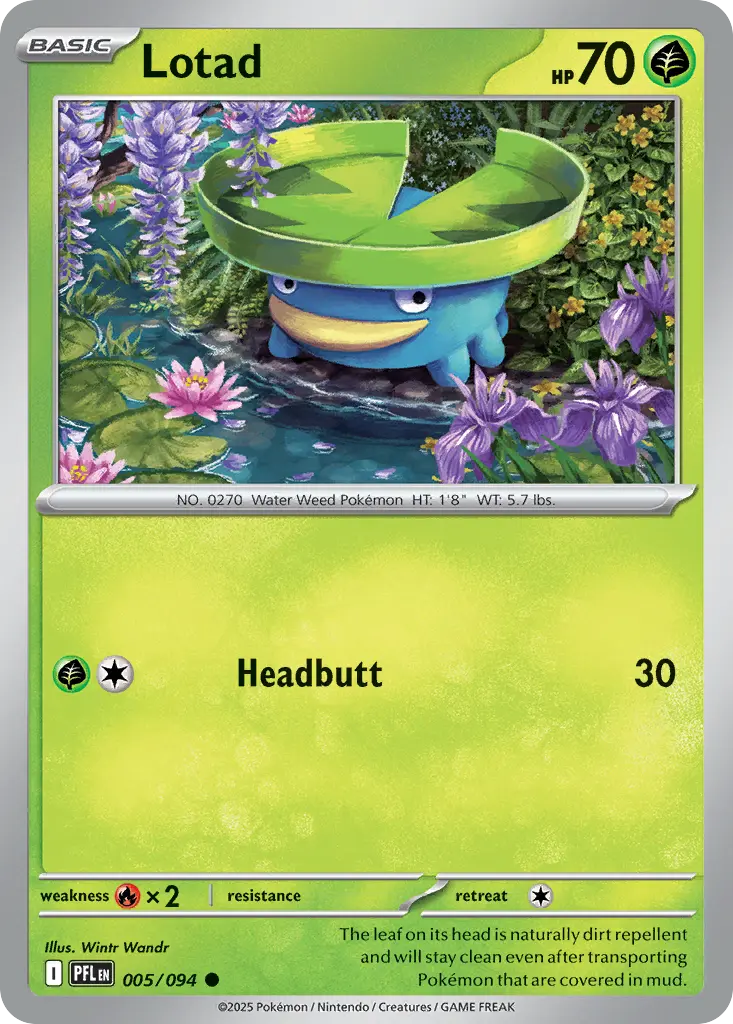 Lotad (Phantasmal Flames) - Pokémon in TCG Land México