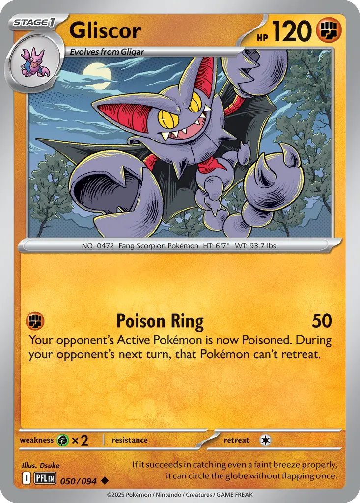 Gliscor (Phantasmal Flames) - Pokémon in TCG Land México