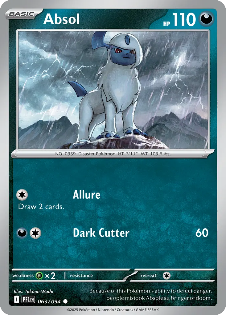 Absol (Phantasmal Flames) - Pokémon in TCG Land México