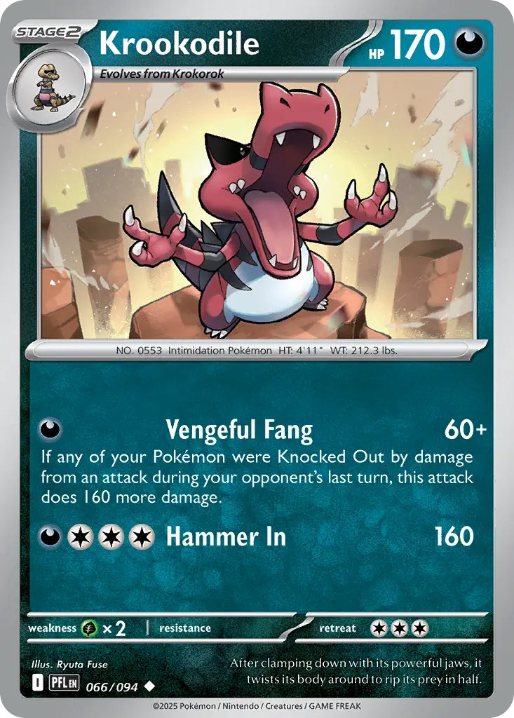 Krookodile (Phantasmal Flames) - Pokémon in TCG Land México