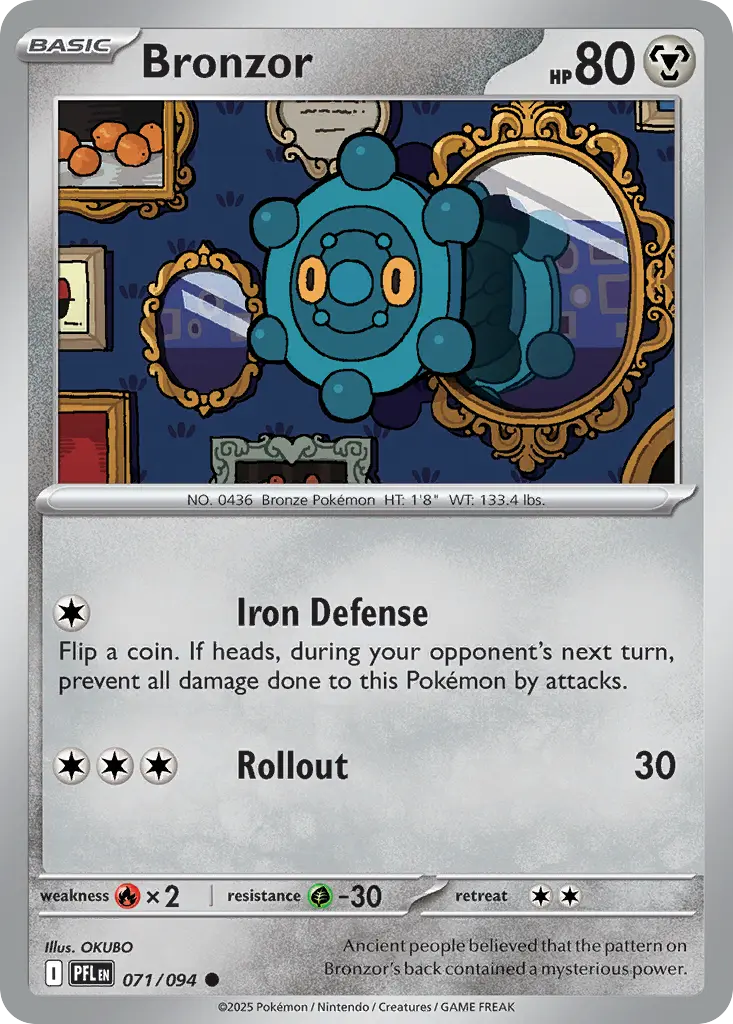 Bronzor (Phantasmal Flames) - Pokémon in TCG Land México
