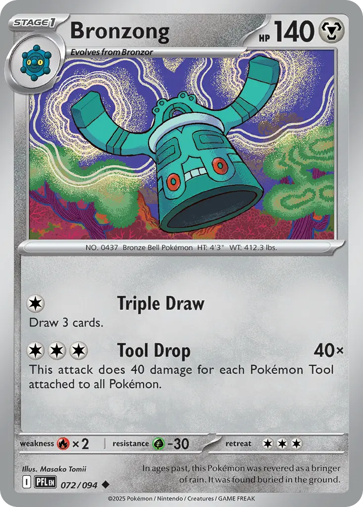 Bronzong (Phantasmal Flames) - Pokémon in TCG Land México