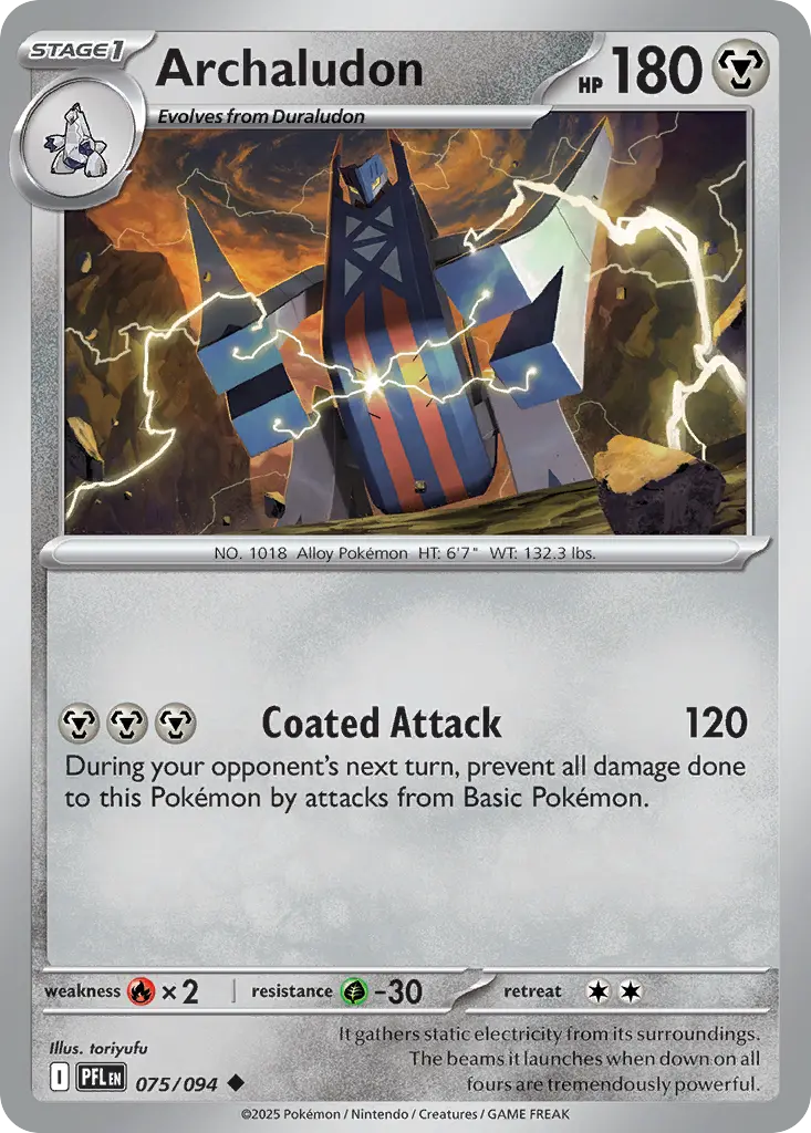 Archaludon (Phantasmal Flames) - Pokémon in TCG Land México
